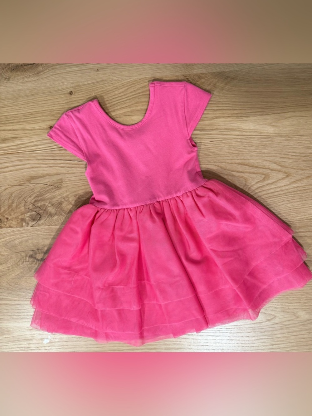Old Navy Hot Pink Tulle Layered Dress